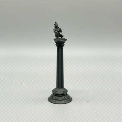 Lord Jagannath Dham Puri Temple Idol – 3D Printed | Metallic PLA | Wooden Base