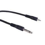 [ MX-2570 ] 6.35 mm P-38 Mono Plug To 3.5 Mm EP Stereo Plug Cord 3.5 mm 1.5 Mtr