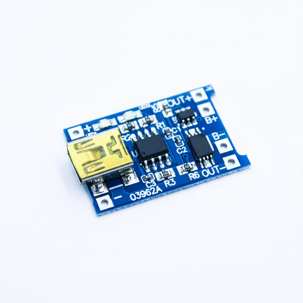 Mini USB TP4056 1A Li-ion Lithium Battery Charging Module (with Protection)