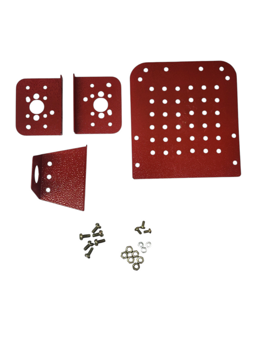 Red Chassis 2WD Advance Metal Chassis (Unassmbled)