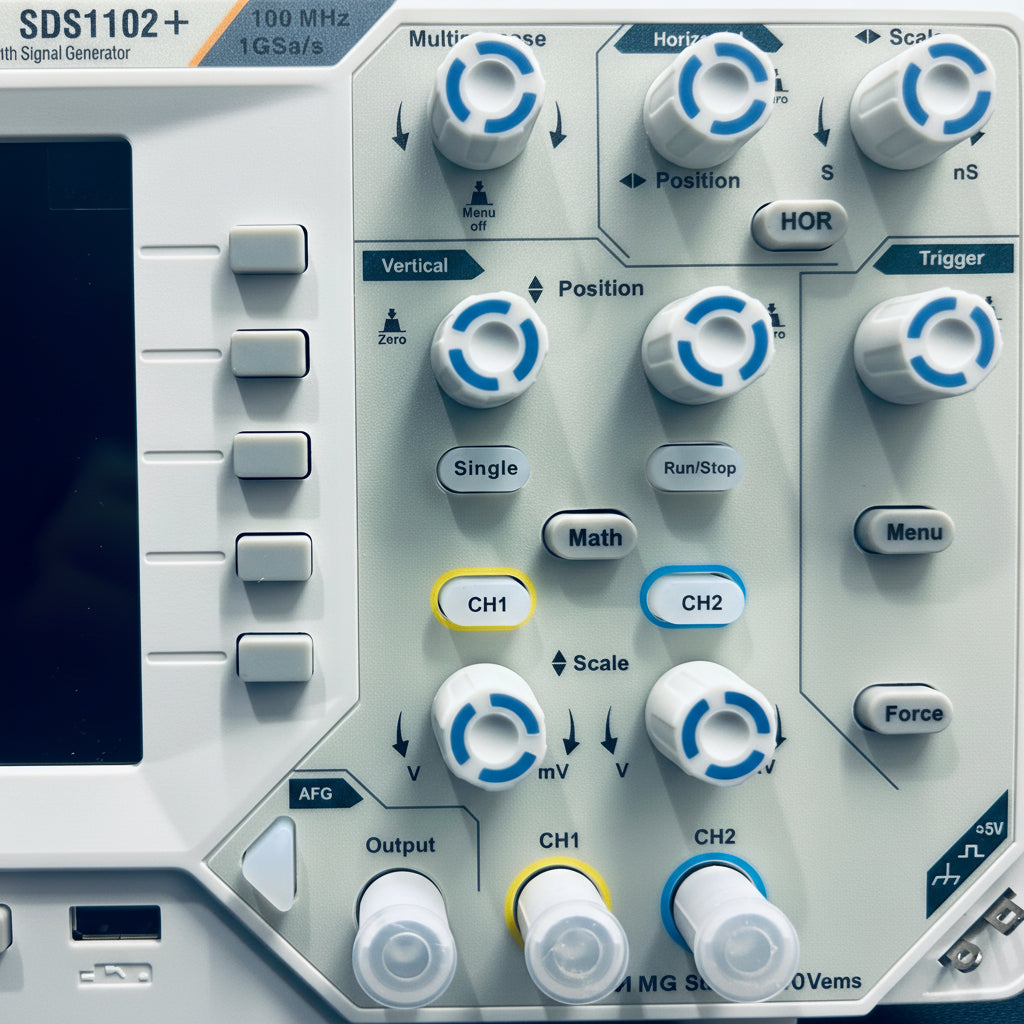 OWON SDS1102+ Digital Storage Oscilloscope with Function Generator (100 Mhz)