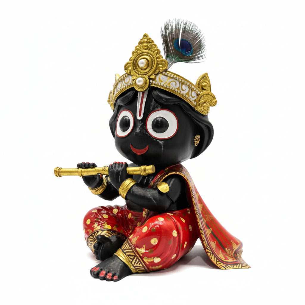 Lord Jagannath Idol Sculpture (3D Printed)