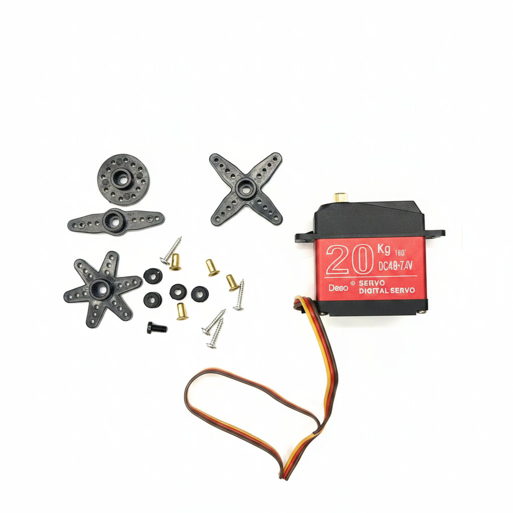 Deao 20kg Digital Servo - 180° High Torque Metal Gear