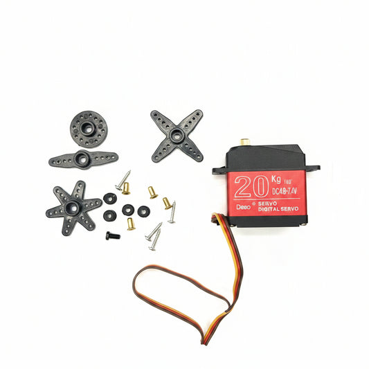 Deao 20kg Digital Servo - 180° High Torque Metal Gear
