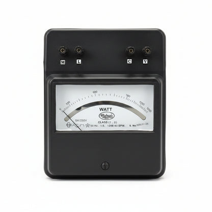 Watt Meter / Analog Power Factor Meter 5A, 1250W