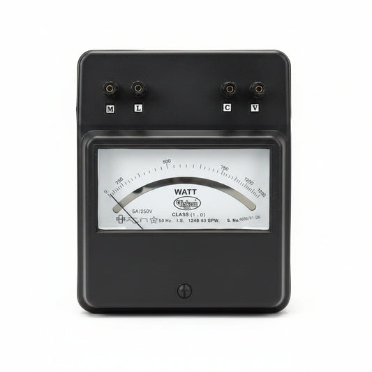 Watt Meter / Analog Power Factor Meter 5A, 1250W