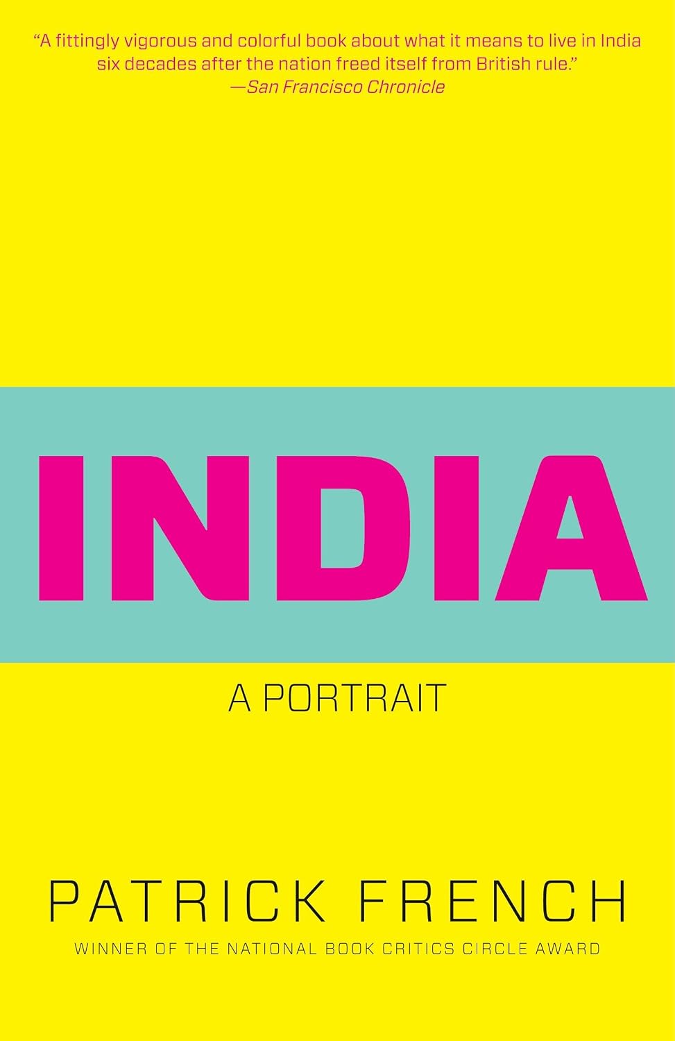 INDIA : A PORTRAIT BY PATRICK FRENCH (HARDCOVER) OLD BOOK