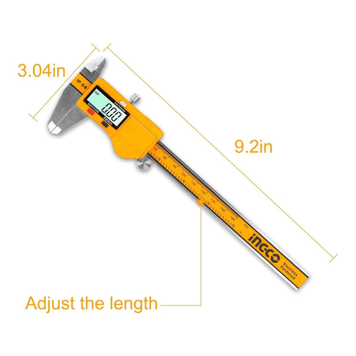 INGCO HDCD28150 Digital Vernier Caliper 150mm (6 inches)