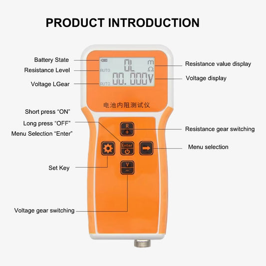 RC3563 IR Internal Resistance Detector High Precision Voltage Tester for Lithium Battery
