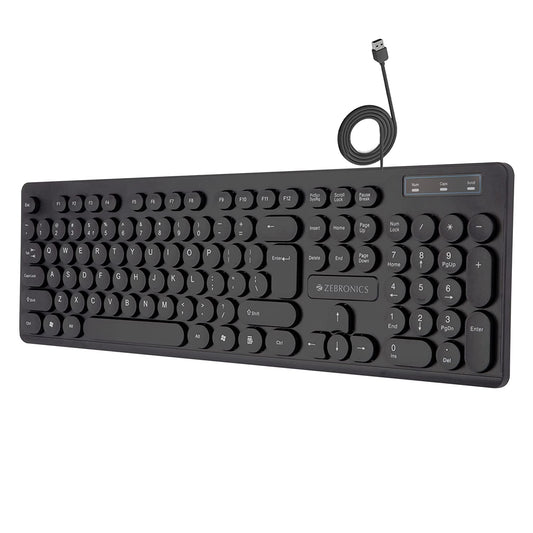 ZEBRONICS K24 USB Desktop Keyboard (Black)