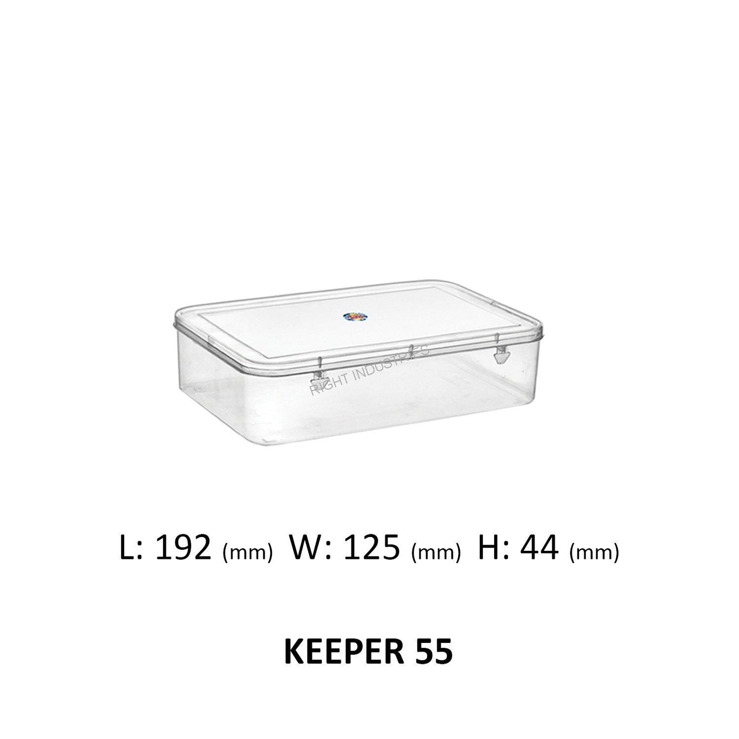 Keeper 55 Plastic Storage Box for Multipurpose Things  (Pack of 1)