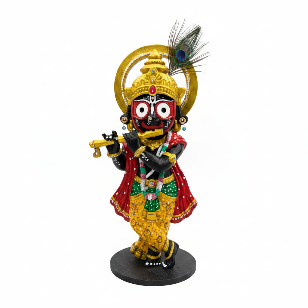 Lord Krishna Jagannath Standing Idol Sculpture (3D Printed)