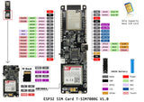 TTGO T- SIM7000G Module ESP32- WROVER-E Chip WiFi Bluetooth 18560 Battery Holder Solar Charge Development Board