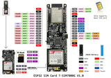 TTGO T- SIM7000G Module Espressif ESP32- WROVER-E Chip WiFi Bluetooth 18560 Battery Holder Solar Charge Development Board