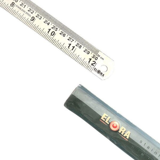Elora Stainless Steel Ruler Scale 30CM