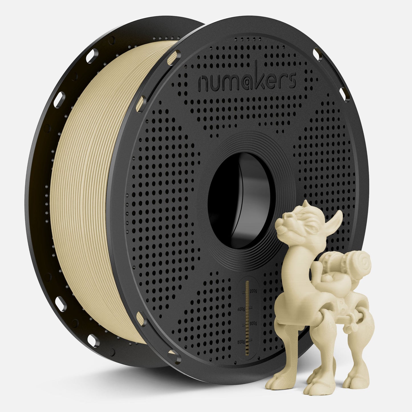 Numakers PLA+ Filament – Light Beige – 1.75 mm / 1 kg