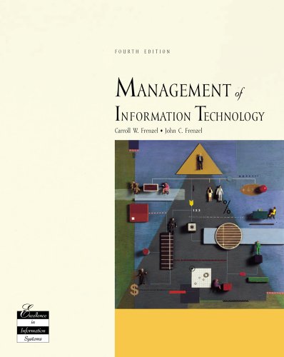 MANAGEMENTOF INFORMATION TECHNOLOGY BY CARROLL W. FRENZEL, JOHN C. FRENZEL [PAPERBACK] OLD BOOK
