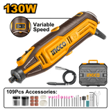 INGCO MG13328 Mini Grinder 130 watt with 110 Pcs accessories