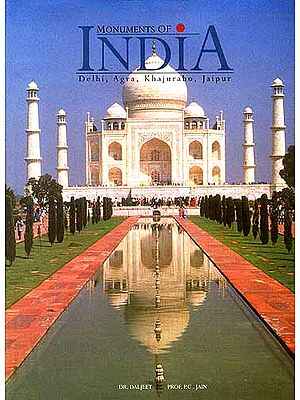 MONUMENTS OF INDIA : DELHI, AGRA, KHAJURAHO, JAIPUR BY DR. DALJEET & PROF. P.C. JAIN [HARDCOVER] OLD BOOK