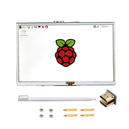 5" (12.7 cm) LCD Touch Screen 800×480 Display with HDMI for Raspberry Pi