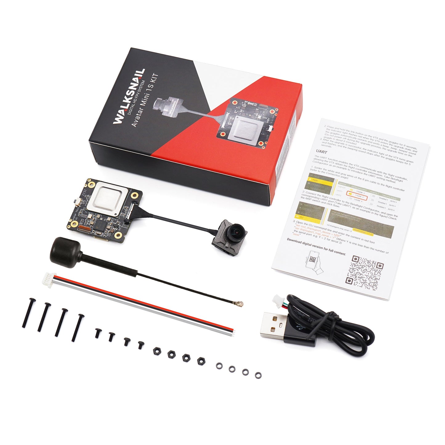 Walksnail Avatar HD Mini 1S Kit Digital HD FPV System