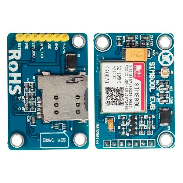 Modulo GSM GPRS Quad-Band Fasizi V2.0 - 5V, Con Antenna, Per Comunicazioni Wireless, 15.8x17.8mm - Foto 13