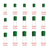 Elepak Polyester Capacitor Pak 1KpF to 0.47µF 170 Pcs 14 Values