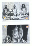 156th ANNIVERSARY OF THE GREAT ORISSA FAMINE OF 1866 (NA'ANKA DURBHIKSHYA) BY INTACH, CUTTACK CHAPTER : SET OF 12 COLOURED PICTURE POST CARD