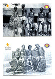 156th ANNIVERSARY OF THE GREAT ORISSA FAMINE OF 1866 (NA'ANKA DURBHIKSHYA) BY INTACH, CUTTACK CHAPTER : SET OF 12 COLOURED PICTURE POST CARD