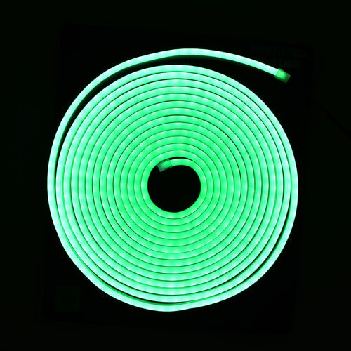 12v Neon Flexible LED Strip Light 5 Meter - Green