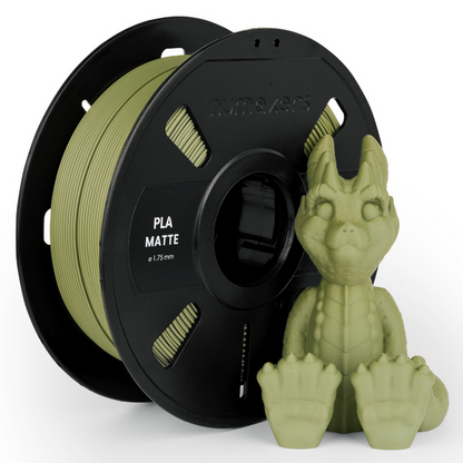 Numakers PLA Matte Filament – Olive Green – 1.75 mm / 1 kg