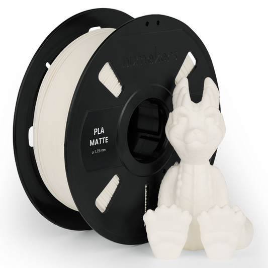 Numakers PLA Matte Filament –  White – 1.75 mm / 1 kg