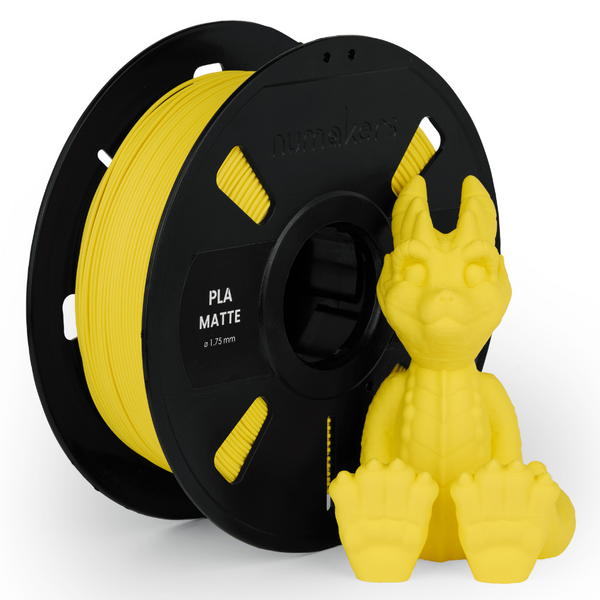 Numakers PLA Matte Filament – Sunshine Yellow – 1.75 mm / 1 kg