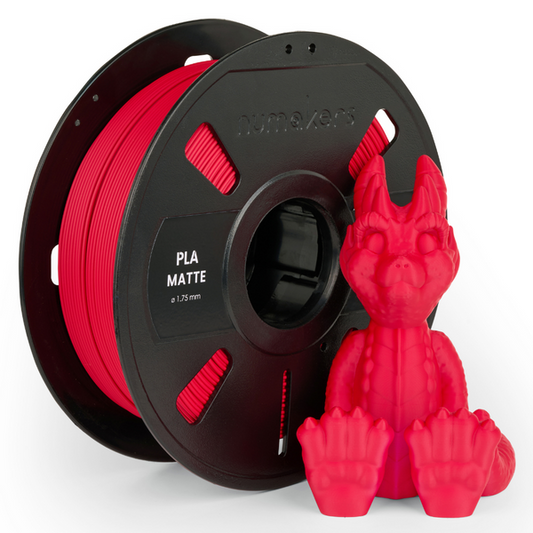 Numakers PLA Matte Filament – Ruby Red – 1.75 mm / 1 kg