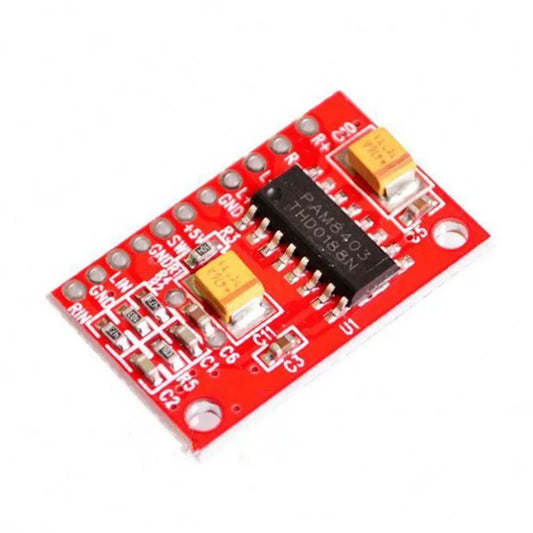 PAM8403 3W Dual Track Mini Digital Power Amplifiers Red