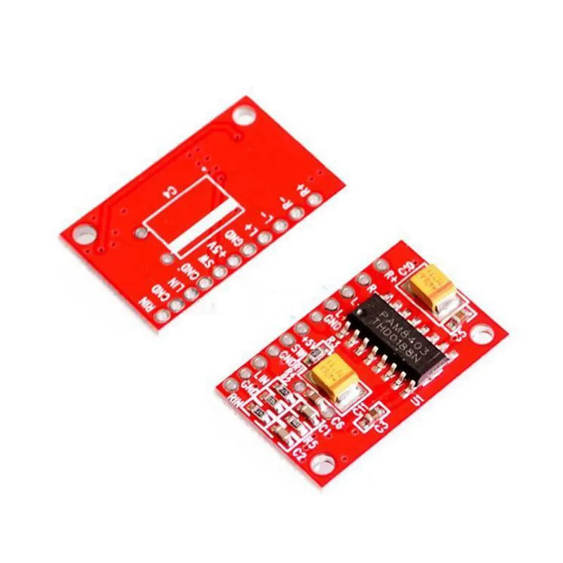 PAM8403 3W Dual Track Mini Digital Power Amplifiers Red