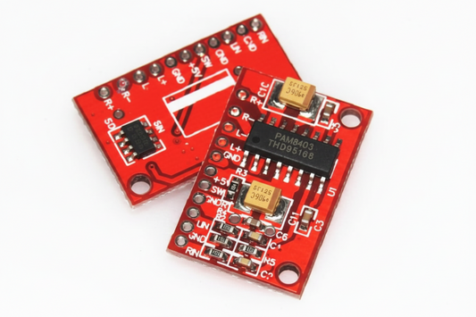 PAM8403 3W Dual Track Mini Digital Power Amplifiers Red
