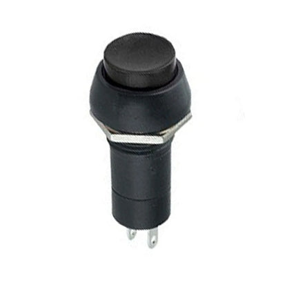 ON-OFF Push Button Panel Mount 2 Pin SPST Self Locking Switch PB-305A (Black)