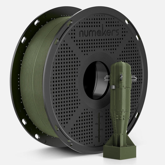 Numakers PETG HS Filament – Army Green – 1.75 mm / 1 kg