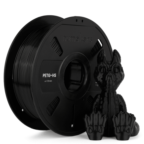 Numakers PETG HS Filament – Pitch Black – 1.75 mm / 1 kg