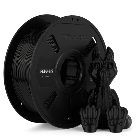 Numakers PETG HS Filament – Pitch Black – 1.75 mm / 1 kg