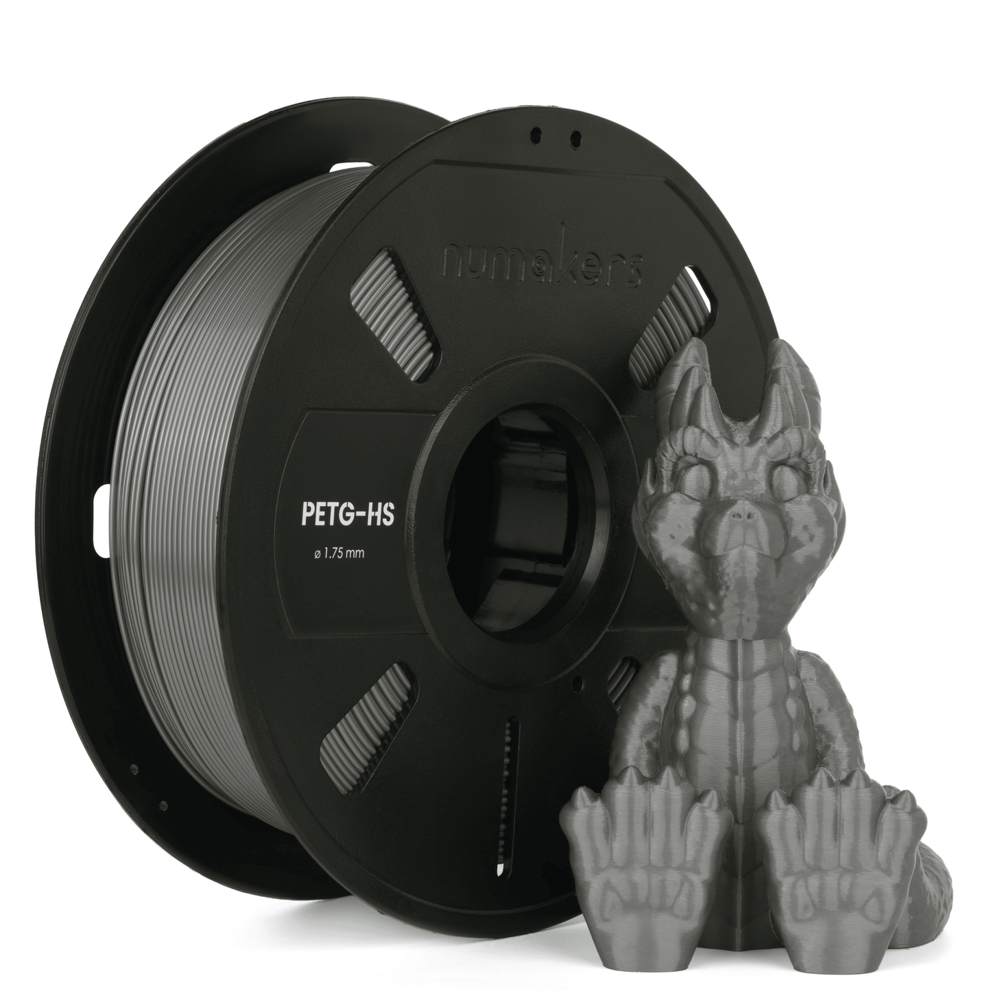 Numakers PETG HS Filament – Simply Silver – 1.75 mm / 1 kg