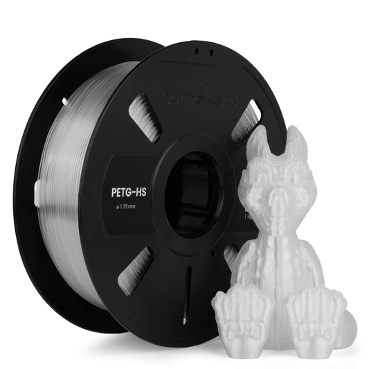 Numakers PETG HS Filament – Transparent – 1.75 mm / 1 kg