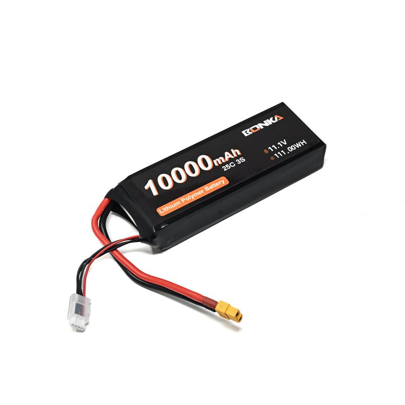 Bonka 11.1V 10000mAh 25C 3S 111.00WH Lipo Battery