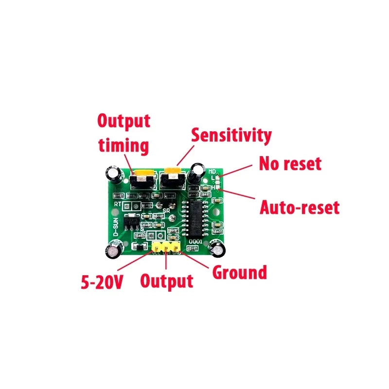 PIR Motion Detector Sensor Module HC-SR501