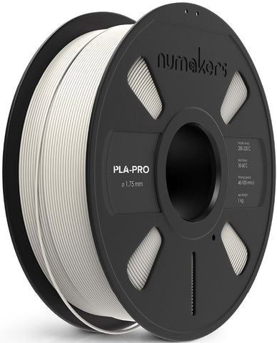 Numakers PLA PRO Filament – Pure White– 1.75 mm / 1 kg