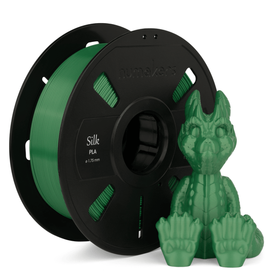 Numakers PLA Silk Filament – Forest Green– 1.75 mm / 1 kg