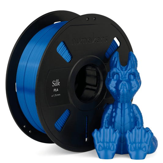 Numakers PLA Silk Filament – Blue – 1.75 mm / 1 kg