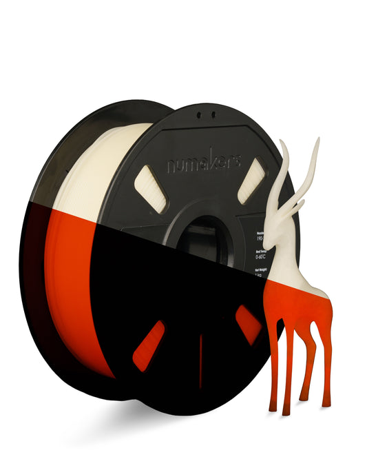 Numakers PLA Glow in the Dark - Orange– 1.75 mm / 1 kg