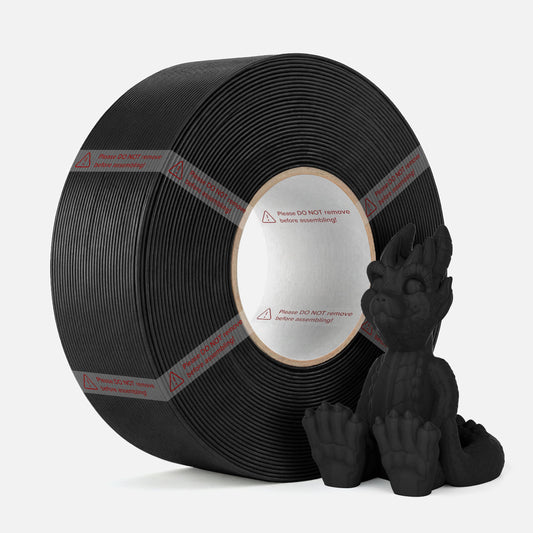 Numakers PLA+ (Refill Pack) Filament –  Pitch Black – 1.75 mm / 1 kg